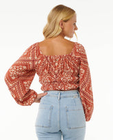 SOLEIL L/S TOP - Rust - Rip Curl